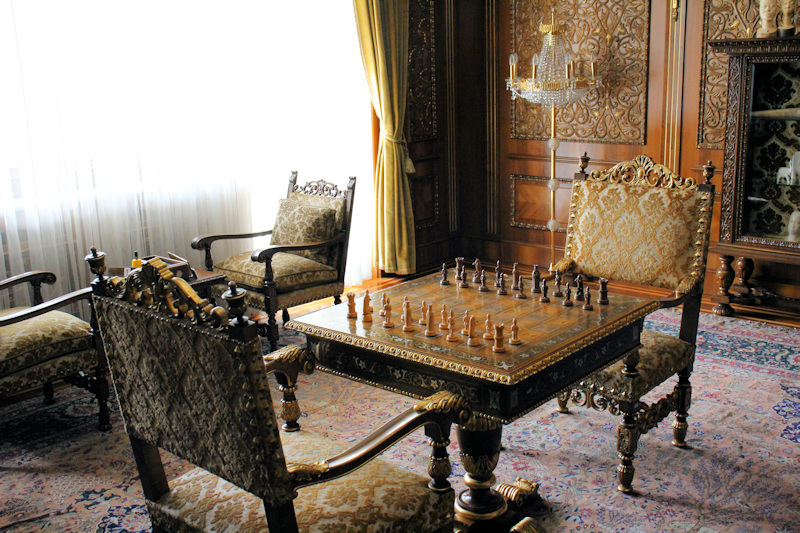 Schachzimmer im  Primaverii Palast in Bukarest