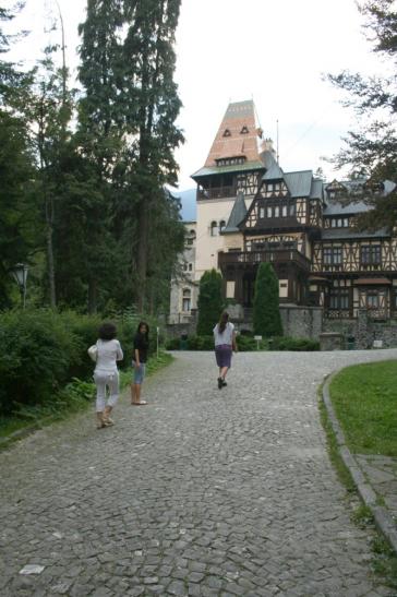 In den Straßen von Sinaia