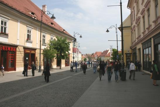 Urlaub in Rumänien: In der Altstadt von Sibiu (Hermannstadt)