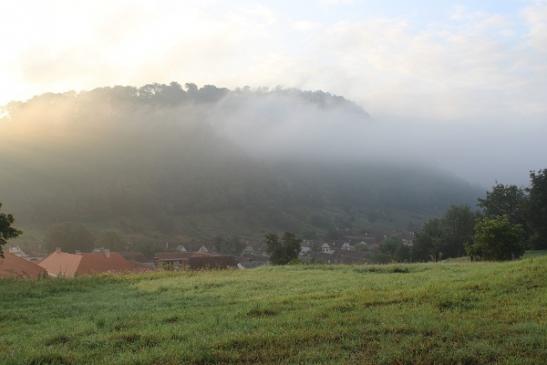 Sonnenaufgang in Malancrav (Malmkrog)