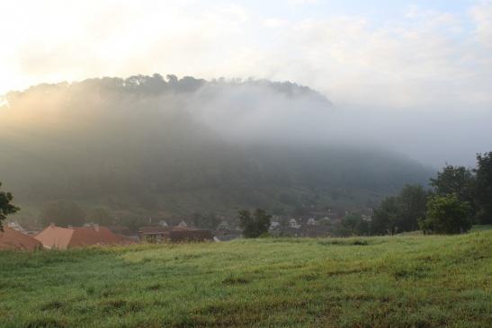 Sonnenaufgang in Malancrav (Malmkrog)