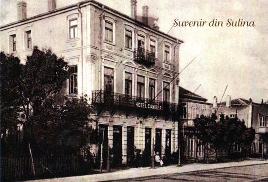 Urlaub in Rumänien: Hotel Camberi in Sulina, um 1900