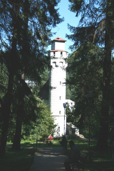 Urlaub in Rumänien:  Im Kurpark von Vatra Dornei