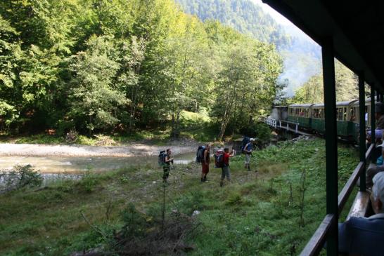 Urlaub in Rumänien: Fahrt mit der Wassertalbahn